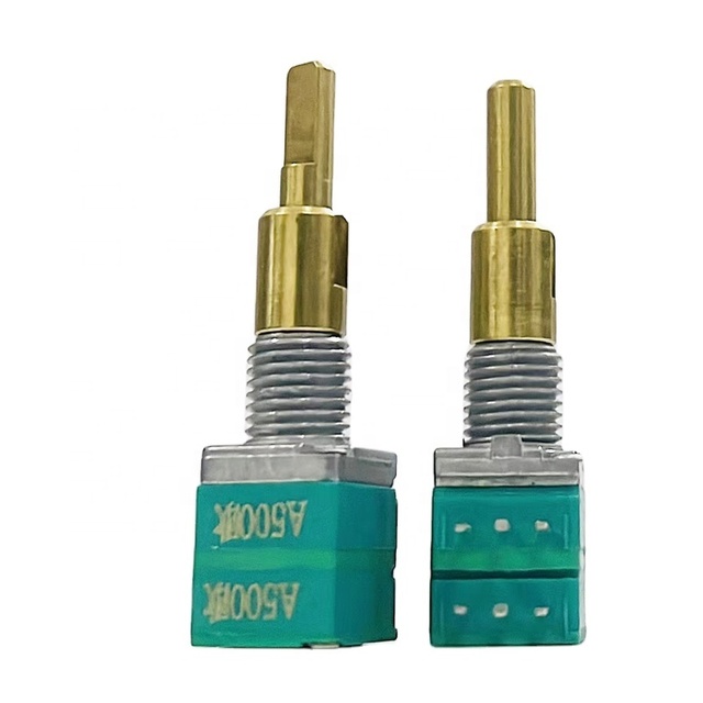 F-092 Series 9mm  10K 50k 100k Potentiometer Dual Concentric Shaft Rotary Potentiometer