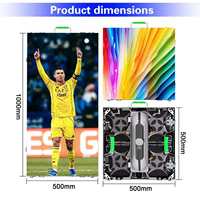Écran LED Novastar P3.91 d'extérieur, 500mm x 1000mm, IP65, panneau de location pour affichage en magasin de détail et métro, idéal pour les événements de grande envergure