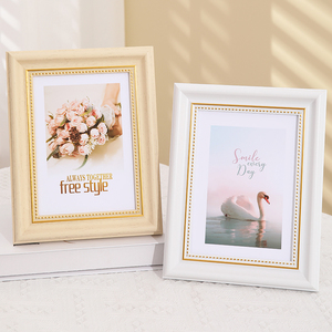 Giá Rẻ Giá trang trí cổ điển nhựa khung ảnh kích thước tùy chỉnh cổ điển khung ảnh 5x7 11x14 8x10 màu xanh <span class=keywords><strong>PS</strong></span> hình ảnh khung - Product Image 4