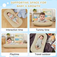 Transat bébé léger et portable pour le temps sur le ventre, tapis de soutien pour une utilisation supervisée en éveil