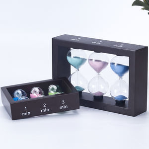 Temporizador de Arena Clásico de Madera para Té, 1, 2, 3, 5 Minutos, para Preparar Té, Accesorios de Cocina, Decoración Minimalista de Escritorio - Product Image 5