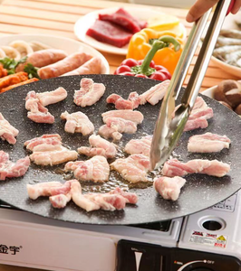 Sartén Plana <span class=keywords><strong>para</strong></span> Cocina de Camping, Pre-Sazonada, <span class=keywords><strong>para</strong></span> <span class=keywords><strong>Tortillas</strong></span>, Crepas, Plancha Redonda, Sartén <span class=keywords><strong>para</strong></span> Pizza - Product Image 4