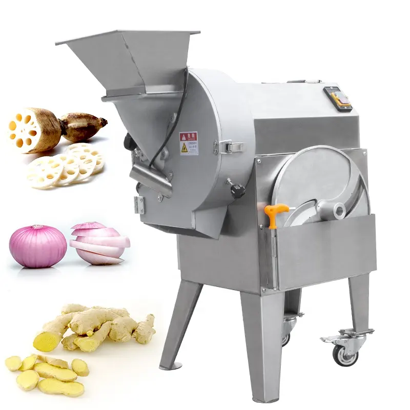 Machine de découpe de légumes industrielle automatique légume carotte pomme de terre concombre oignon machine de découpe coupe-légumes