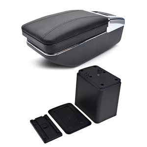Vtear ABS voiture style accoudoir boîte de rangement avec porte-gobelet accessoires intérieurs pour citroën <span class=keywords><strong>berlingo</strong></span> 2010-2020 - Product Image 1