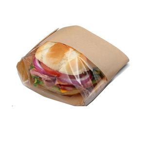 Manufacture Custom Printed Paper Bread Bags with clear <b>Window</b> - Product Image 1