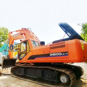 Excavadoras de orugas pesadas de 50 toneladas usadas con motor original <span class=keywords><strong>Doosan</strong></span> precio bajo excavadora usada Dx420 <span class=keywords><strong>500</strong></span> COMERCIO DE China - Product Image 1