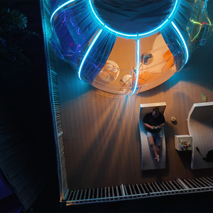 Dôme géodésique transparent en PC pour événements extérieurs, monocouche, toutes saisons, diamètre 6,2x3,8m, écologique, pour glamping, à <span class=keywords><strong>vendre</strong></span> - Product Image 2