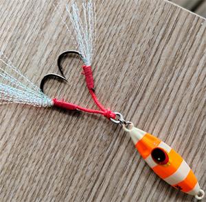 Jigs de pêche en eau salée 30 40 60 80 100g 120g avec tête plombée en métal et lame rotative pour pêche rapide ou lente - Product Image 3