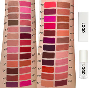 OEM özel etiket yüksek kalite uzun ömürlü kırmızı çıplak vegan ruj mat sıvı ruj - Product Image 2