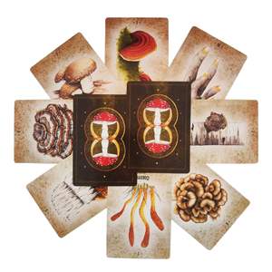 Personalizar la impresión 10,4*7,3 cm jugando Oracle Card Mushroom Spirit Oracle juego de mesa inglés <span class=keywords><strong>Tarot</strong></span> Card - Product Image 6
