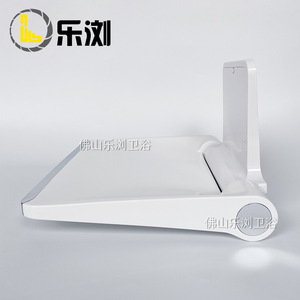 Le Liu Bathroom Wall Mounted <b>Folding</b> Seat Metal Plastic Shower Chair For Elderly Pregnant Women Entryway <b>Stool</b> - Product Image 3