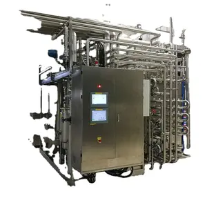 Complete Set Tube Pasteurized Milk Production Line /Tubular uht milk Sterilizer Dairy Processing Machine