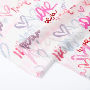 Thời trang mới lụa satin cao cấp chất liệu vải SHEEN mẫu thư in cho phụ nữ Ăn mặc - Product Image 5