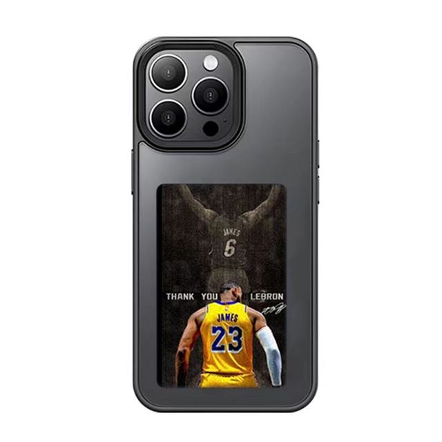 4-Color NFC Projection Ink Screen Phone Case for iPhone 13-15 Promax Consumer Electronics