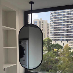 铝合金镜框黄金沙龙大镜框镜子仿古复古金属镜框镜子 - Product Image 2
