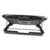 Support de refroidissement pour ordinateur portable 2-en-1 réglable avec support de téléphone, ventilateur à vitesse variable, prix abordable, pour applications informatiques