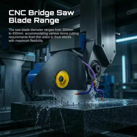 Meilleure machine de découpe à pont CNC 5+1 axes pour granit avec système ESA italien pour le traitement des dalles de marbre et de pierre