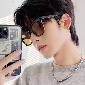 Gm แว่นกันแดดผู้หญิงกรอบเรซิ่นสีดำ Uv380 ป้องกันคลาส 2 แว่นกันแดดสไตล์เรโทรอินเทรนด์ Zt Gm2301 - Product Image 3