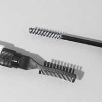 Gel Sourcils Transparent Végétalien, Cire de Coiffage à Logo Personnalisé 2 en 1, Imperméable et Longue Tenue, Laminage Organique des Sourcils