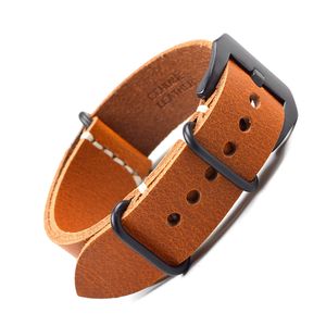 LAIHE Bracelet de montre en cuir véritable personnalisé une pièce ZU Bracelet de montre 20mm 22mm 24mm Tailles - Product Image 6