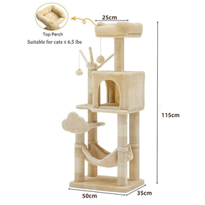 <span class=keywords><strong>Arbre</strong></span> à <span class=keywords><strong>chat</strong></span> en <span class=keywords><strong>bois</strong></span> massif de luxe personnalisé, nid tissé, 100% sisal naturel, <span class=keywords><strong>arbre</strong></span> à <span class=keywords><strong>chat</strong></span> d'intérieur pour grimper - Product Image 4