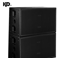 Haut-parleur KD-30 actif à deux voies de 10 pouces, 4 ohms, double caisson de basses de 18 pouces avec DSP intégré de 1100W RMS