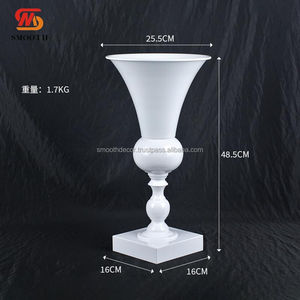 Centro de Mesa de Hierro Liso para Bodas y Eventos, Soporte para Flores con Color Personalizable, Decoración de Mesa Lujosa - Product Image 2