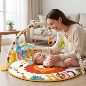 <span class=keywords><strong>Tapis</strong></span> d'éveil musical premium pour bébé avec piano, arches lumineuses, <span class=keywords><strong>tapis</strong></span> <span class=keywords><strong>sensoriel</strong></span> rembourré, grand <span class=keywords><strong>tapis</strong></span> de sol pour le temps sur le ventre pour nourrissons - Product Image 6