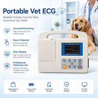 Equipo Veterinario para el Cuidado de Mascotas, Electrocardiógrafo Digital de 3 Canales, Electrocardiógrafo Económico
