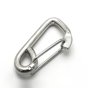 Hot bán nhà máy thép không gỉ 304 mắt trượt móc cho ngoài trời đi bộ đường dài và Carabiner sử dụng - Product Image 5