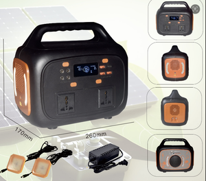 Estación de Energía Portátil de 200W, Generador Solar con Batería LiFePO4 de 192Wh, Salidas AC y USB, y Linterna - Product Image 1