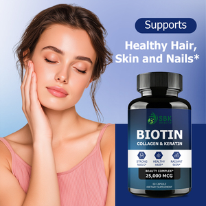 Highly Effective Beauty Glow Formula Collagen Biotin Capsules Vitamins <b>Supplement</b> for Strong Nails Enhance Antioxidant Capsules - Product Image 4