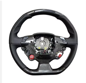 Volant YLD pour <span class=keywords><strong>Ferrari</strong></span> F458 488 F12 FF, modèle ancien amélioré, nouveau volant F8 LED en fibre de carbone, montage direct - Product Image 2