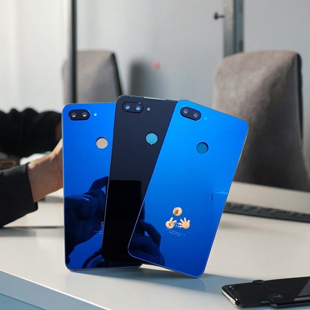 Xiaomi Back Cover Glass Battery Cover for Mi8 Lite Battery Cover Glass All Colors Available