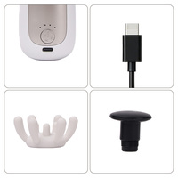 Nouveauté : Mini pistolet de massage FENLI avec moteur sans balais, rechargeable par USB, contrôle du temps - Masseur corporel pour tissus profonds