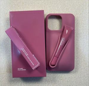 Custodia in Silicone per iPhone 16 Promax con Supporto per Rossetto e Impugnatura, Nuova Versione di Alta Qualità, Nuovo Colore <span class=keywords><strong>Hailey</strong></span> Lip Gloss - Product Image 5