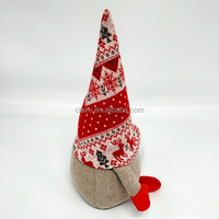 Nouvel article populaire : Arrêt-porte en tissu de sable rembourré, gnome de Noël Gonk, pour la décoration de la maison