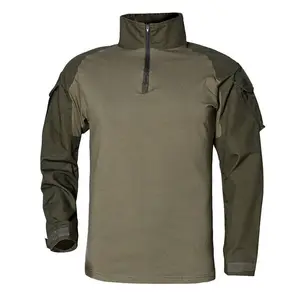 Roupas de combate Terno Tático Camuflagem Uniforme Roupas Homens EUA Camisa Cargo Calças Joelheiras G3