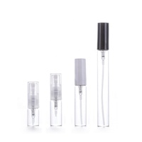 Échantillon gratuit rechargeable verre transparent atomiseur bouteille cosmétique 10ml vaporisateur 5 ml voyage parfum bouteille vaporisateur à vendre