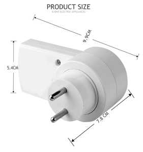 <span class=keywords><strong>Prise</strong></span> électrique intelligente sans fil à commande à distance standard danoise 30m, blanche, pour usage domestique - Product Image 2