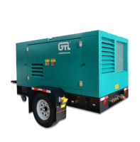 Compresseur d'air GTL POWER 285cfm 10bar Compresseur d'air à vis diesel durable MDS285S10C-NR2 avec un bon prix d'usine