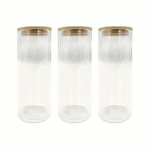 Verre à bière en forme de canette de 20 oz pour sublimation, verres à boire, bouteille d'eau à double paroi de 20 oz avec couvercle et paille - Product Image 1
