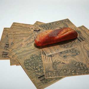 Papier alimentaire Deli, 300 feuilles, résistant à la graisse, 12x12, papier d'emballage pour sandwichs, pour le pain et les aliments, empêche les taches ! - Product Image 1