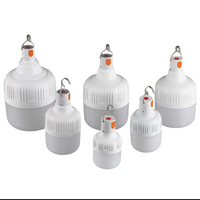 Bombilla Linterna de Camping Súper Brillante Lámpara de Tienda Portátil USB Lámparas de Bombilla LED Impermeables para Exteriores Luz de Emergencia Recargable para Acampar