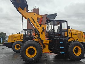 รถตักล้อยางลอนกิ้ง พร้อมระบบป้องกันการโอเวอร์โหลด โหมดการบังคับเลี้ยวแบบปรับได้ วิศวกรรมเชื้อเพลิง สำหรับงานโครงการขนาดใหญ่ - Product Image 3