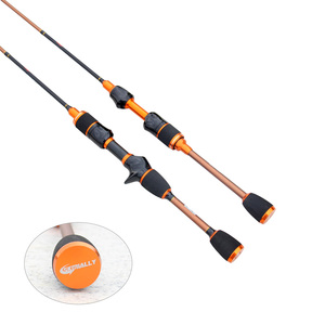 FISHGANG Canne À Pêche 1.68m 1.8m en Carbone Massif Ultraléger pour Leurre, Canne à Pêche au Lancer ou Spinning pour Crevettes et Truites - Product Image 2