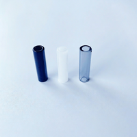 Embouts en verre à flux d'air spiralé 12x30mm 7 trous, embouts buccaux en verre à vis intérieure