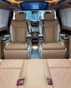 Роскошное Аэро сиденье для спринтера Van W447 Vito Viano Hiace Alphard сенсорный экран из полиуретановой кожи конверсионное сиденье для Van модель Land Cruiser - Product Image 5