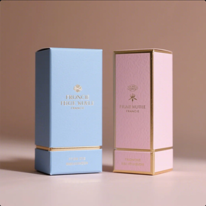Custom Eco-Friendly Perfume Rigid Gift Box with Drawer Slide Style <b>Foam</b> Insert & Ribbon UV Luxury Cardboard Packaging Box - Product Image 3
