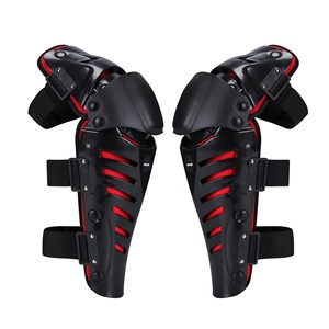 Genouillères de moto anti-choc Shenmoren en nylon, ajustables avec fermeture auto-agrippante, en EVA épais, légères, respirantes et flexibles - Product Image 4